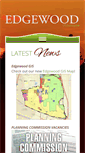 Mobile Screenshot of cityofedgewood.org