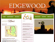 Tablet Screenshot of cityofedgewood.org